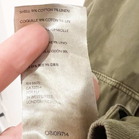 Anthropologie Maisie Chore Cropped Utility Twill Cargo Pocket Jacket Size small - Picture 14 of 16